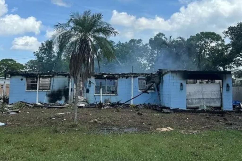 Fla. home still burning from Hurricane Helene damage goes on the market for $259,000 — as Milton approaches